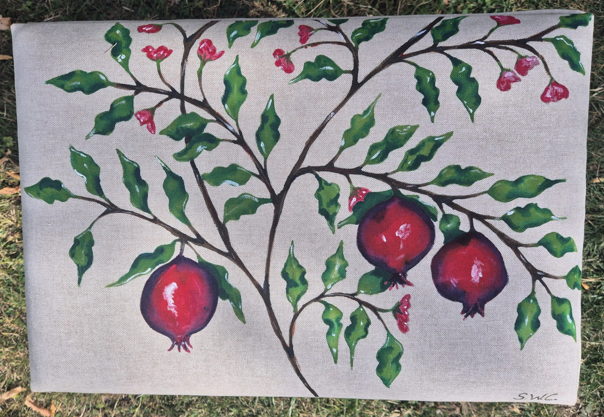 Pomegranate kitchen stool stock .jpg