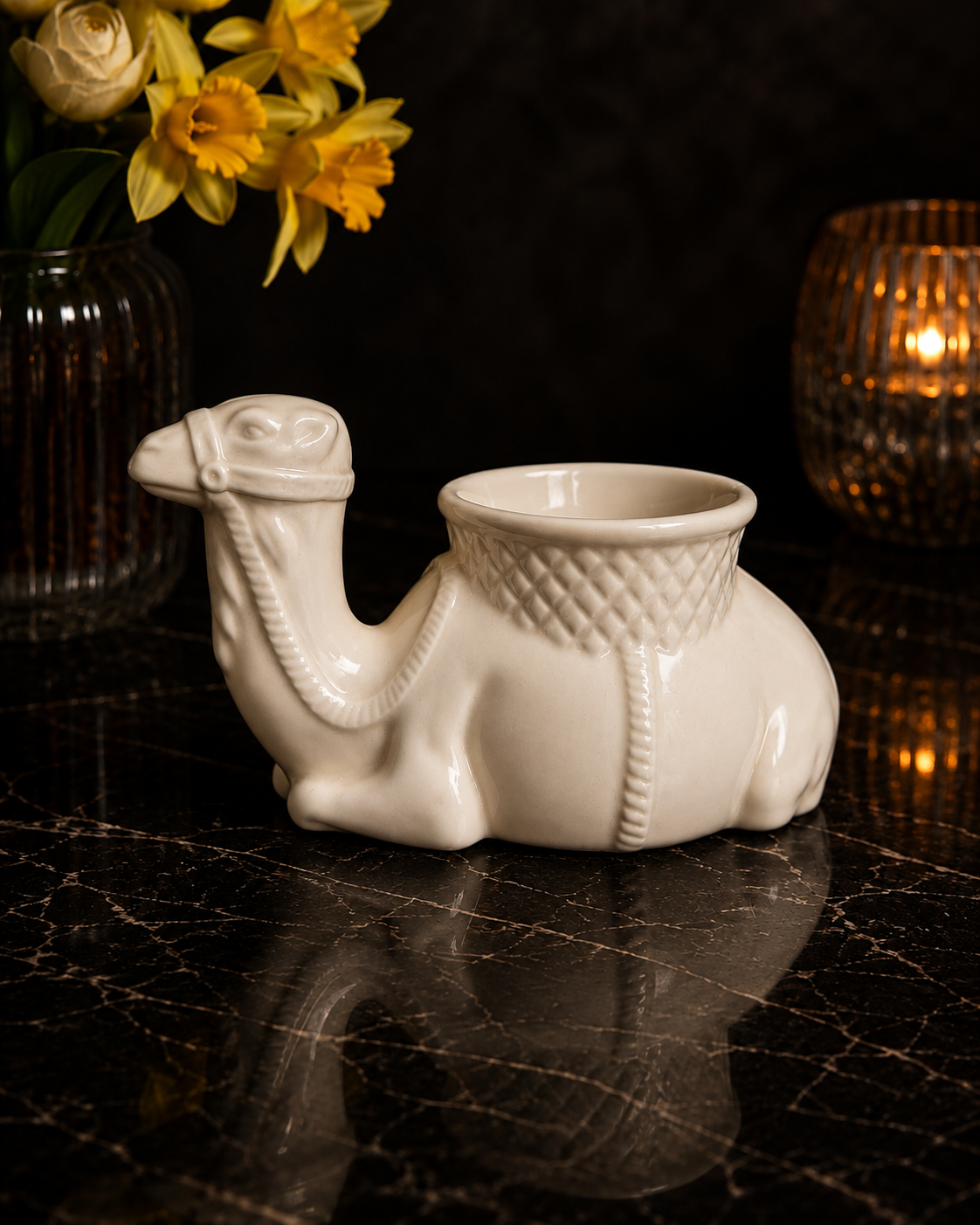 Vintage Camel, Ceramic Planter and pot