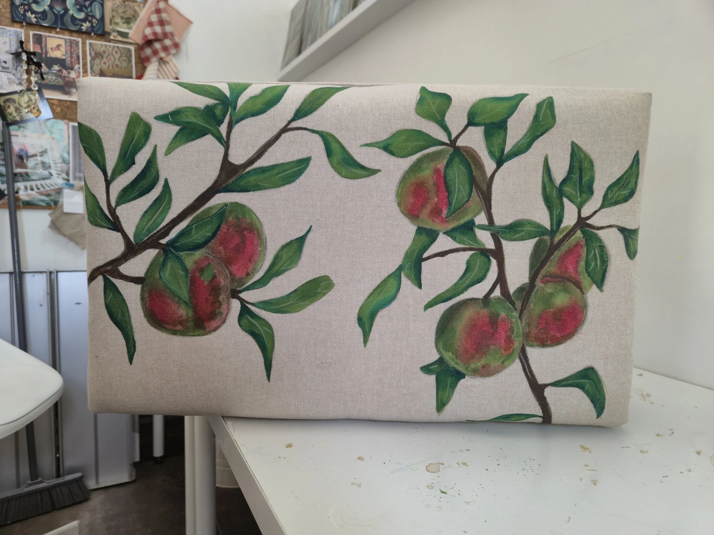 English Apple Wine Box Stool, Orchard Series