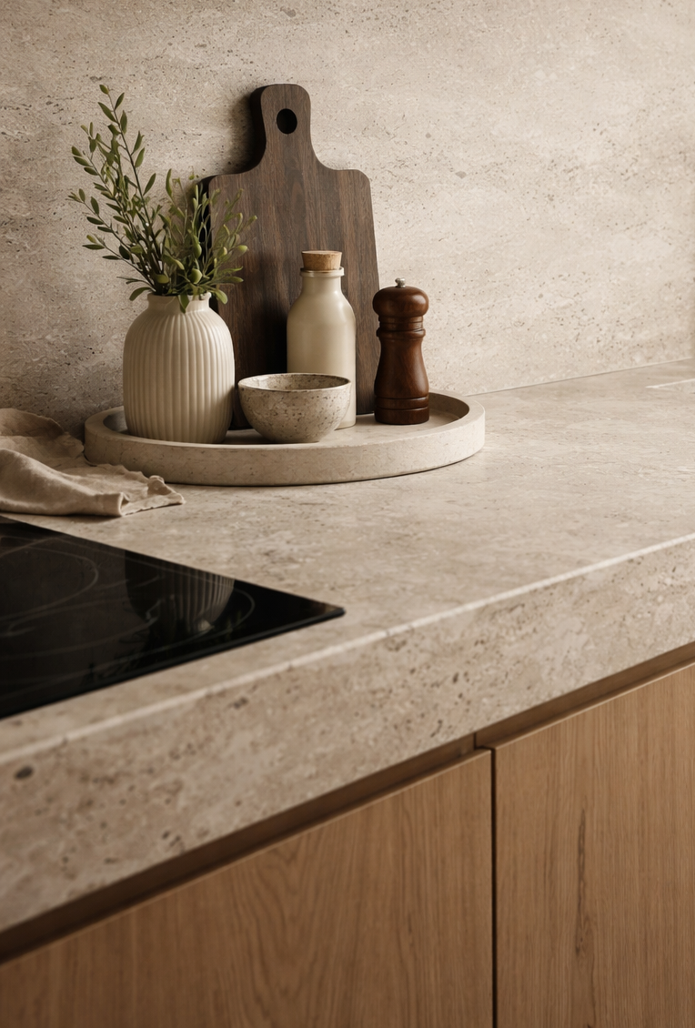 Konyha meleg tónusokkal