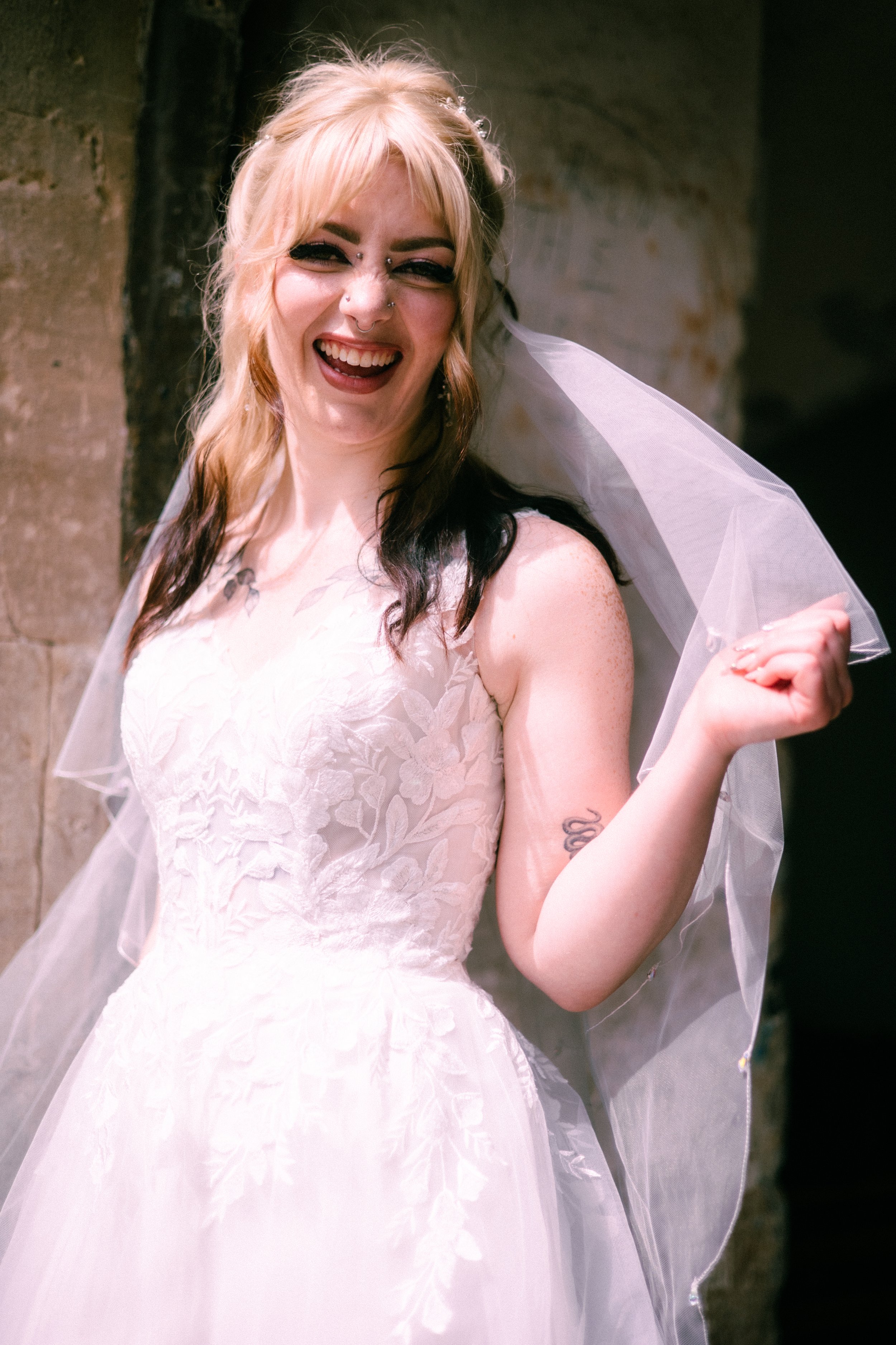 A gorgeous alternative wedding at The mount without, Bristol