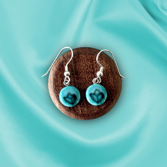 Tulip Turquoise Drop Earrings