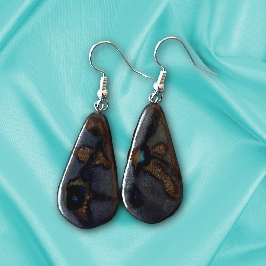 Emberstone Teardrop Earrings