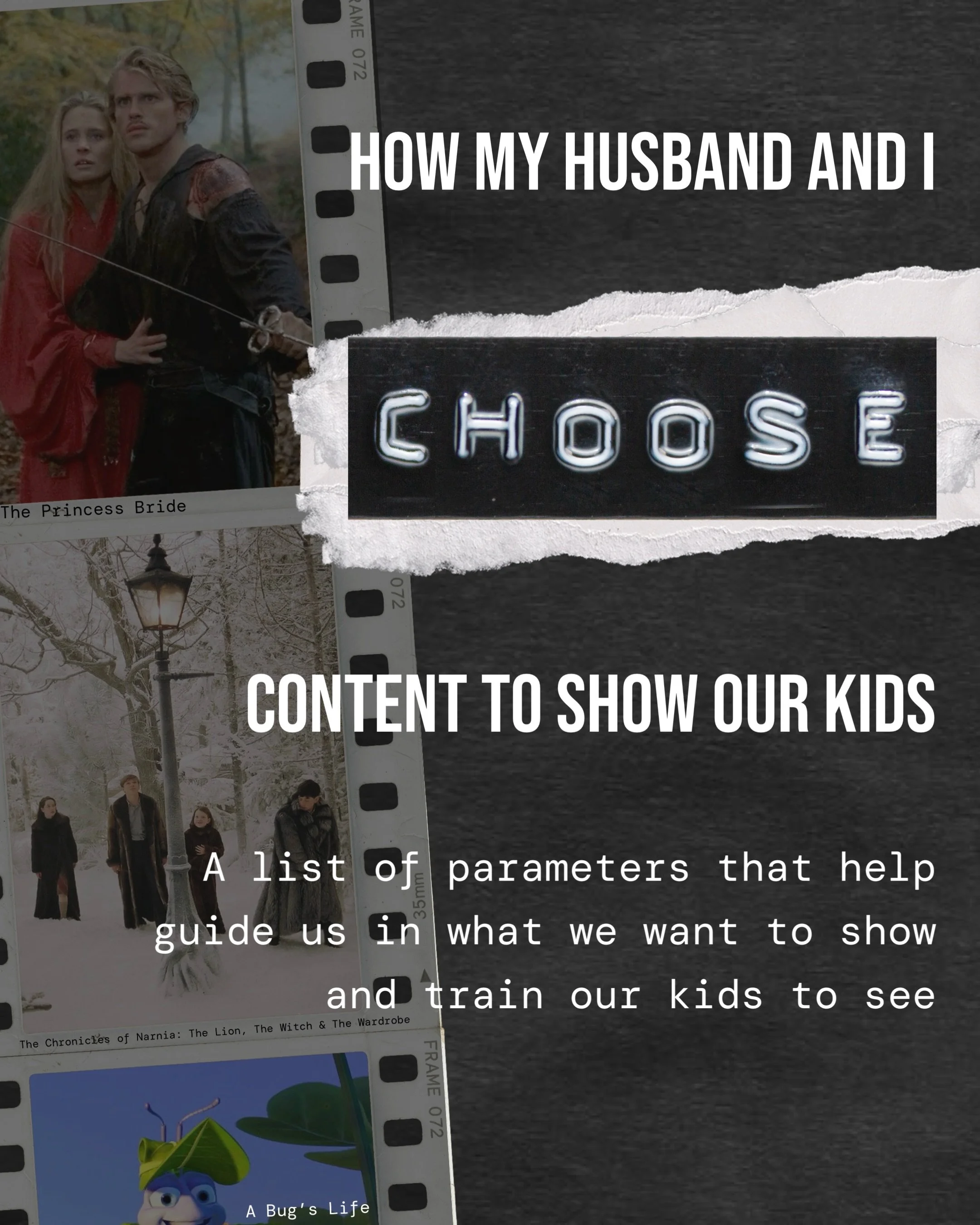 This is Part 2 of parenting and Media. My focus is on the first two points: stories with heart and messages that reflect the Gospel.

The importance of showing my kids stories that show vulnerability is that it helps my kids learn empathy.  Good stor