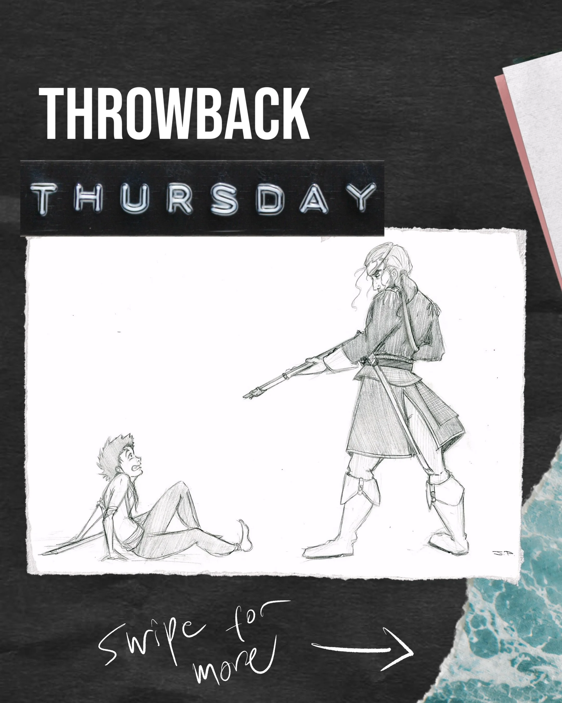 Time for a #throwbackthursday because I am just wrapping up with client work and was organizing my files. I had a classic artists desktop 🤦&zwj;♀️. 

I found my old highschool and college files when I first got the idea of &lsquo;Vindicate&rsquo;. T