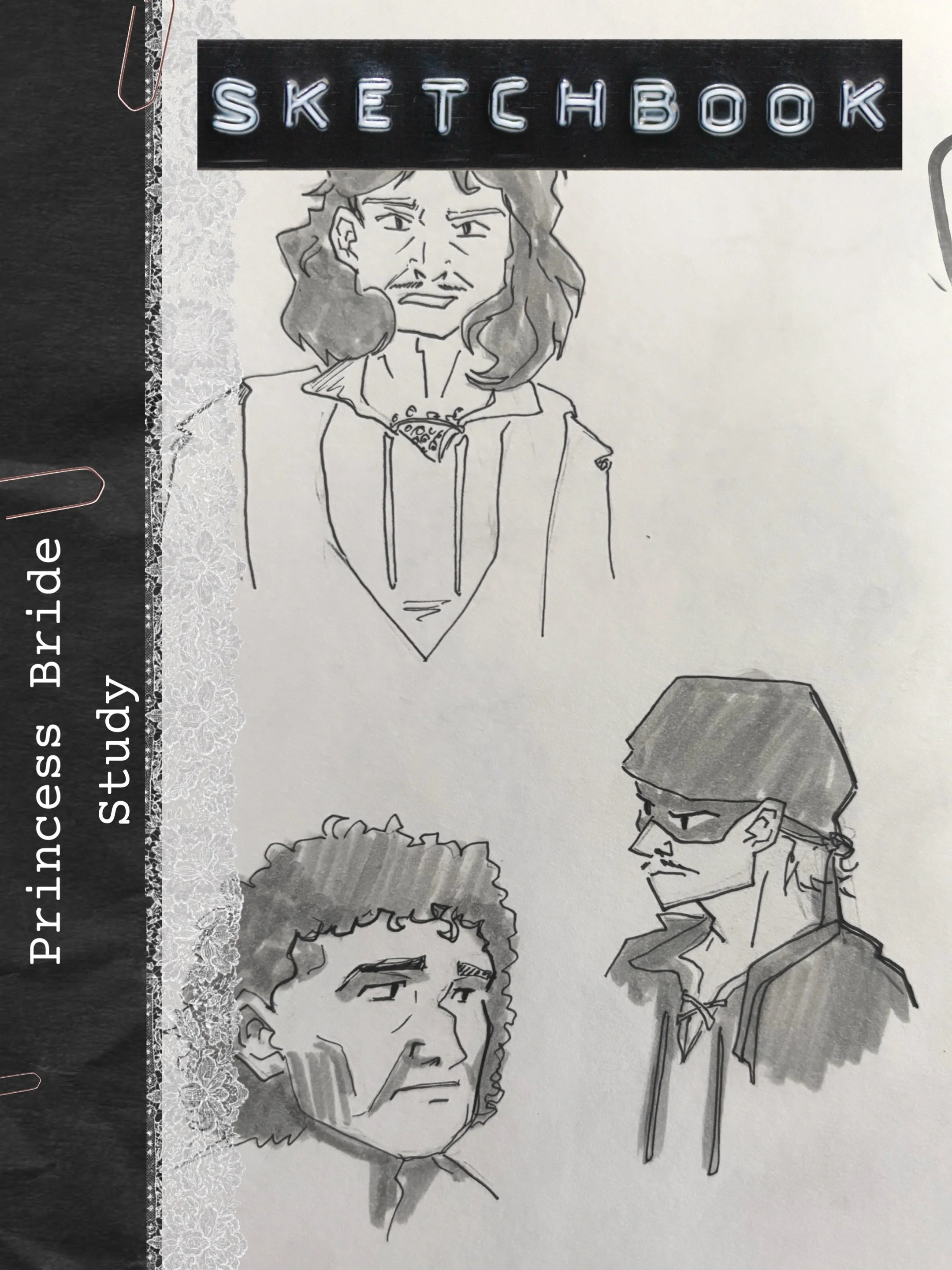 I miss drawing in my sketchbook while watching movies. It&rsquo;s how I study faces, acting and likeness. 

I&rsquo;m thinking of getting acrylic markers or maybe Guache to create my comic panels instead. But I&rsquo;m going to have to get some pract