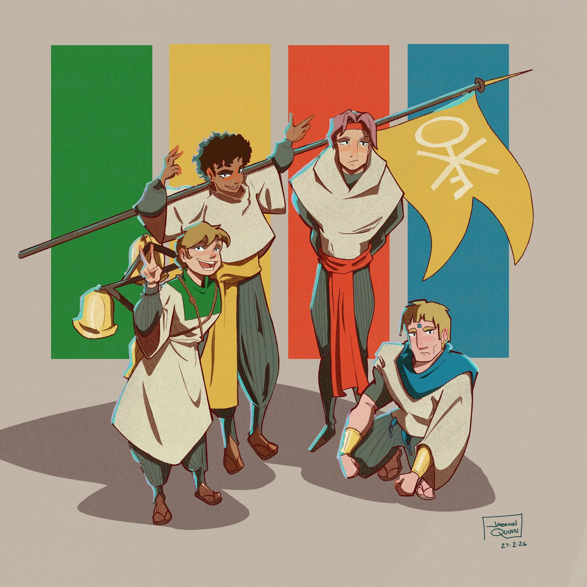 DTIYS challenge done for a webtoon comic artist