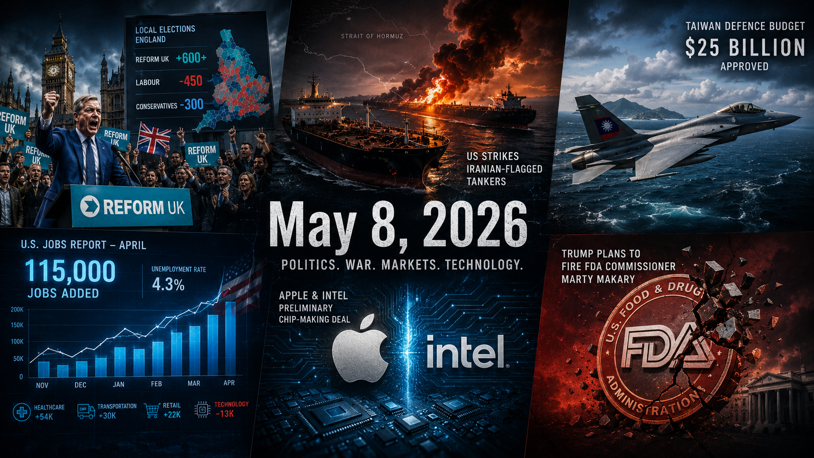 Fractures and Flashpoints: Politics, War, Markets and Technology in One Day