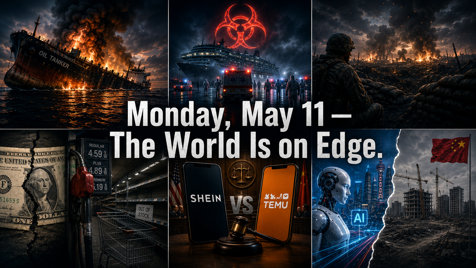 War, Virus, and a World on Edge: Monday, May 11, 2026