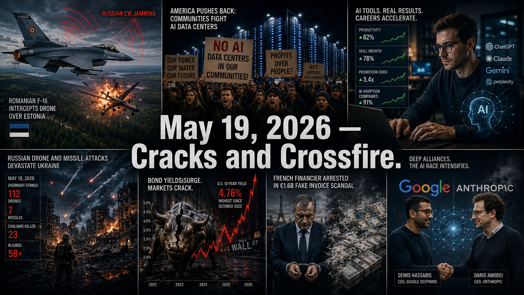Cracks and Crossfire: Tuesday, May 19, 2026