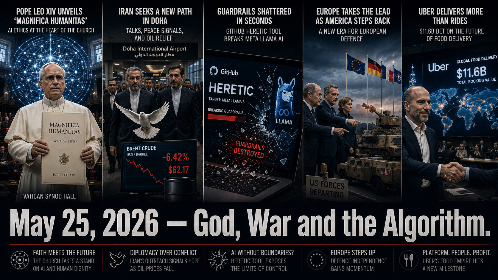 God, War and the Algorithm: Monday, May 25, 2026