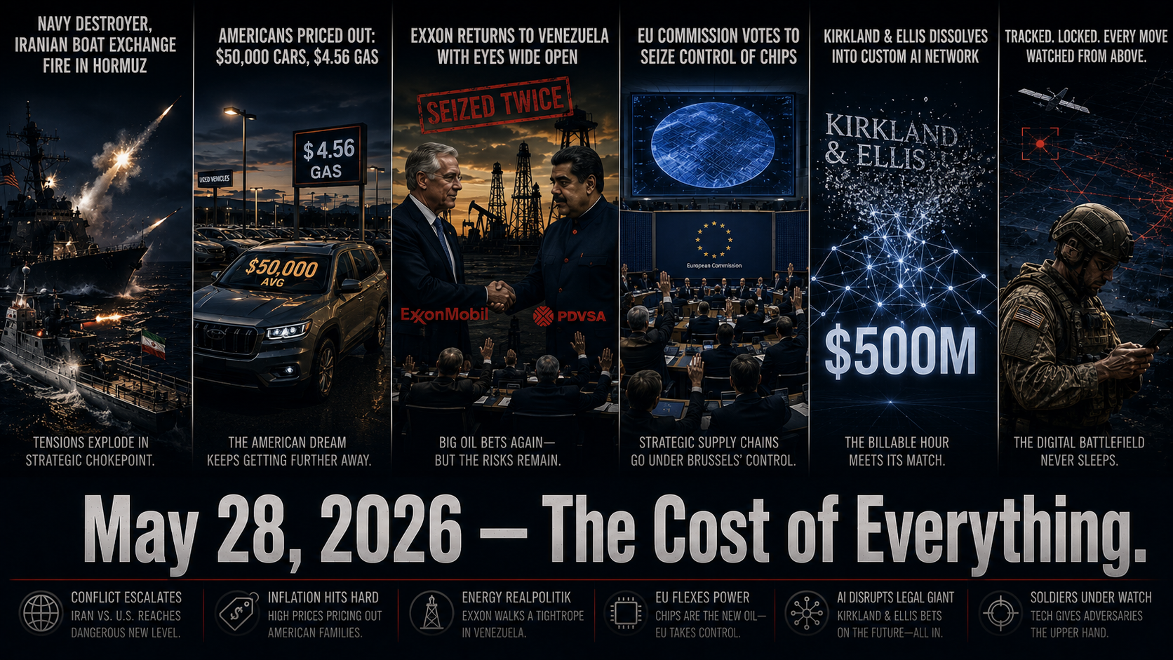 The Cost of Everything: Thursday, May 28, 2026