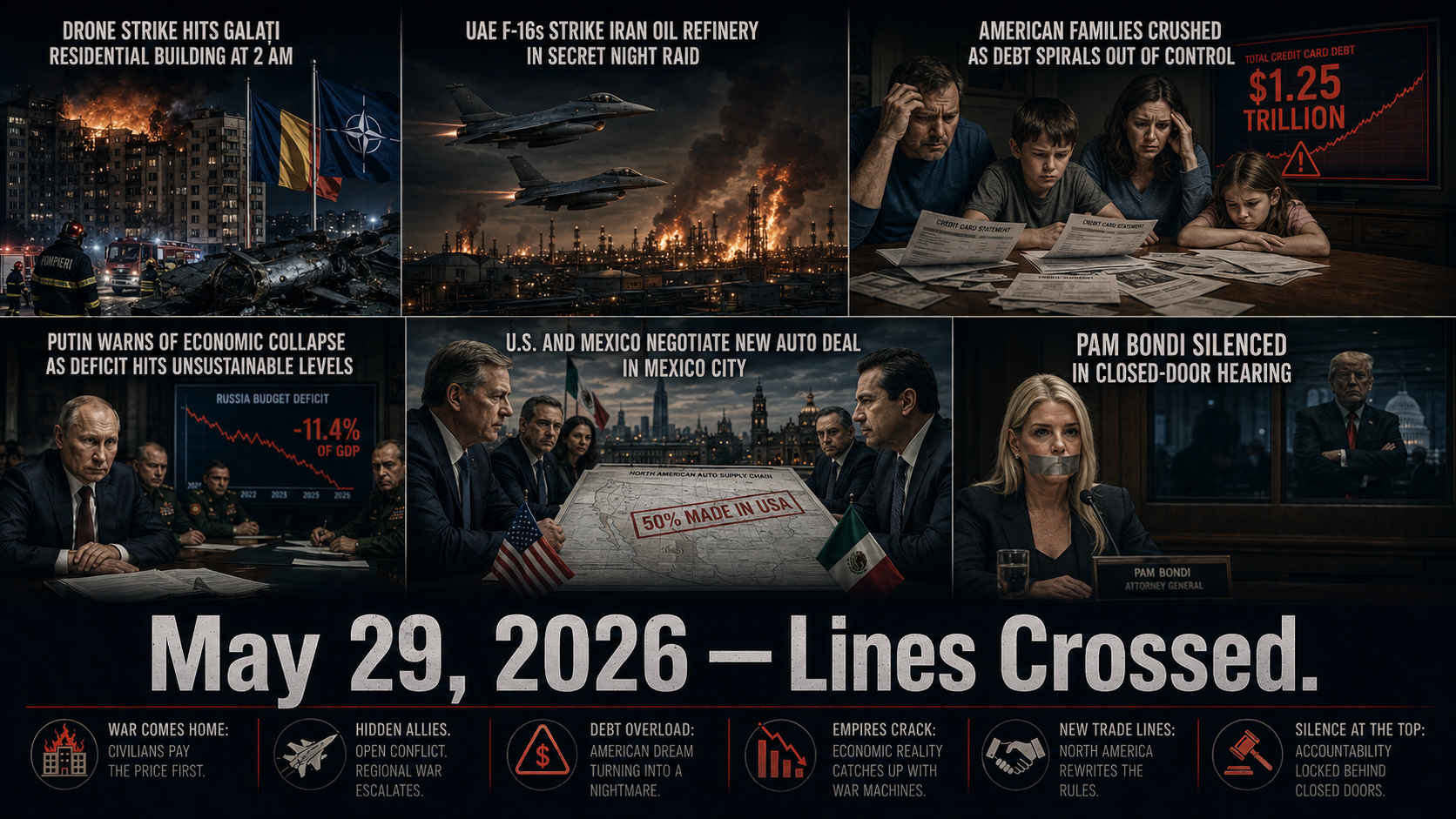 Lines Crossed: Friday, May 29, 2026