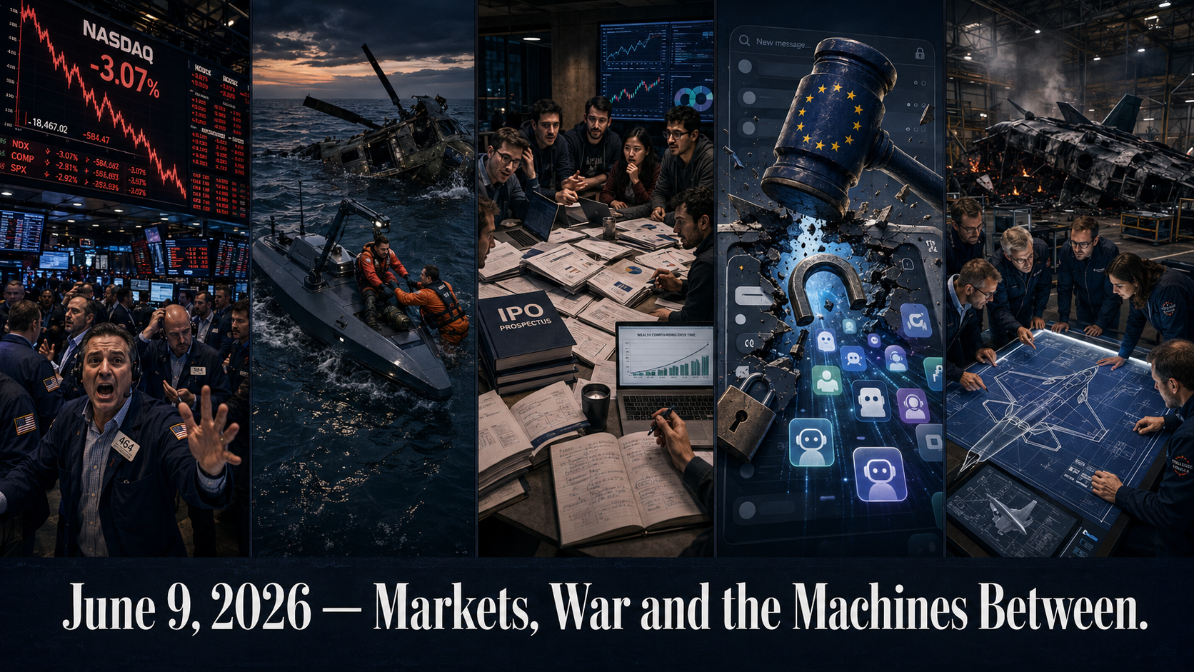 Red Screens, Open Water, and Europe Without a Jet: Tuesday, June 9, 2026