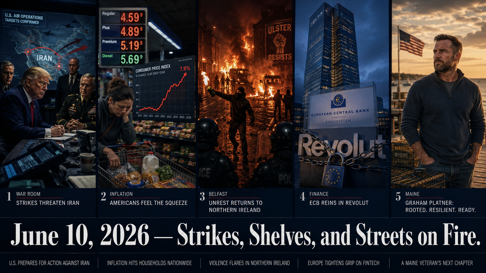 Strikes, Shelves, and Streets on Fire: Wednesday, June 10, 2026