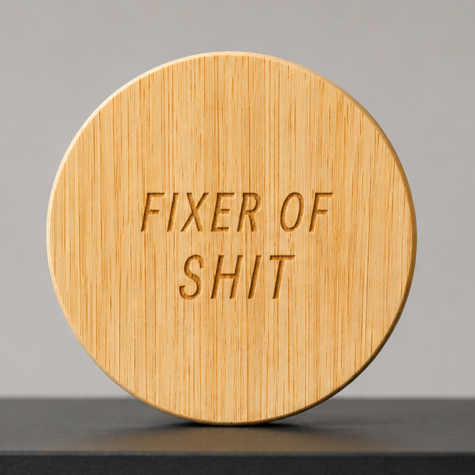 Custom Engraved Wooden Coaster