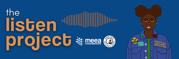 Youth newsletter banner announcing The Listen Project, encouraging broader engagement.