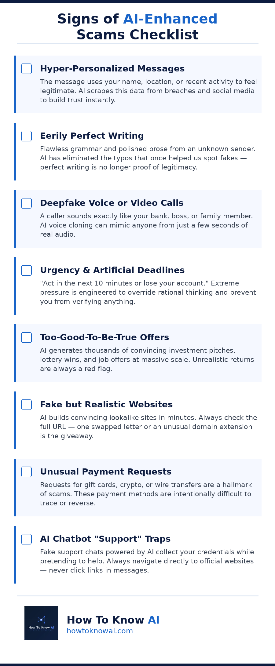 Image of AI Scams Checklist pdf