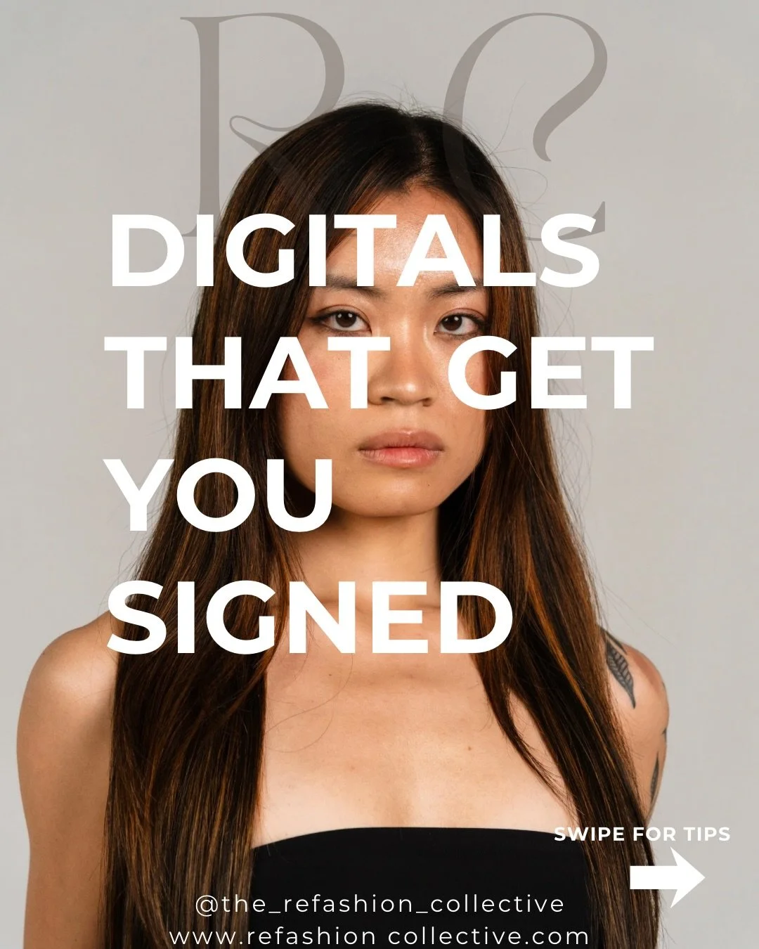 What&rsquo;s the #1 thing agencies ask for? Digitals. 🖊️

Swipe left to see why these images are the most important photos in your portfolio. At Refashion Collective, we know exactly what scouts are looking for: a natural face, simple fitted basics,