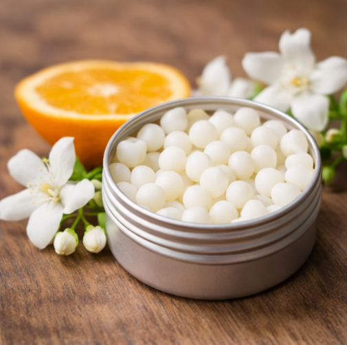 Crema de Manos en Perlas Jazmín y Mandarina