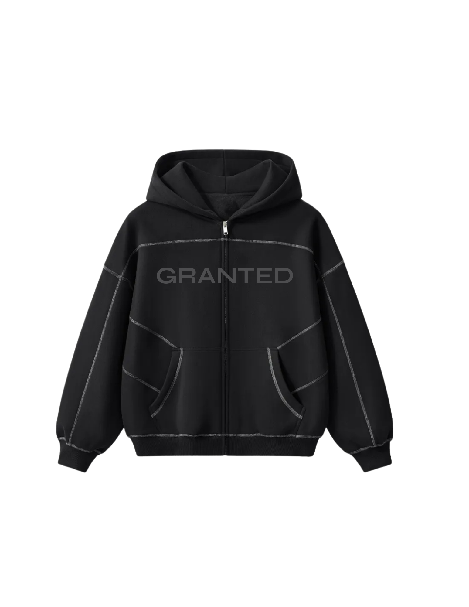 Granted Stitched Zip-Up Hoodie
