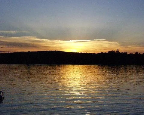 Sunrise over the mountain.