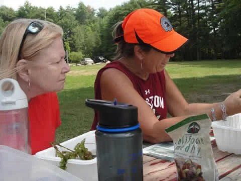 TLA members eating lunch.