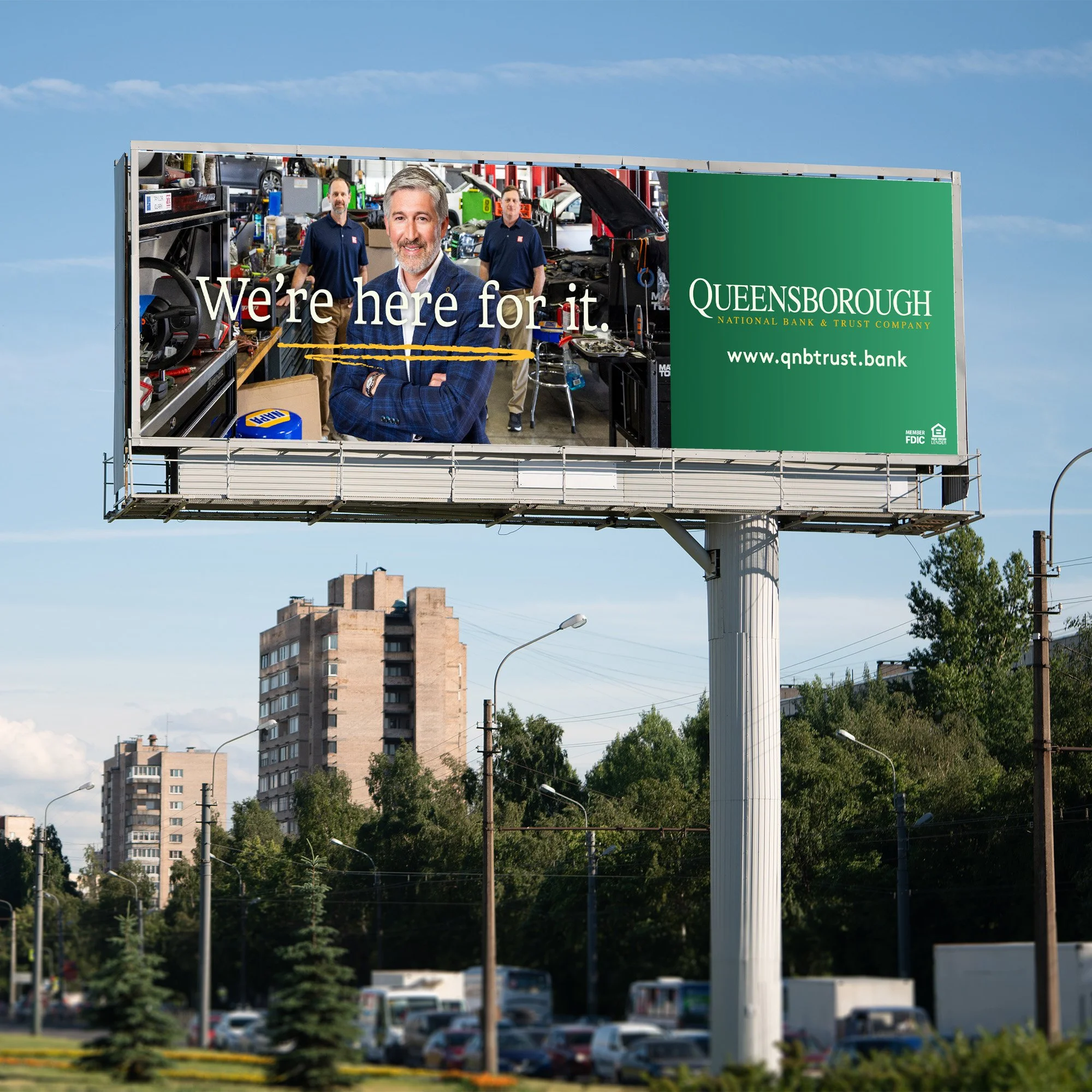Queensborough Bank’s ‘We’re Here For It’ Campaign