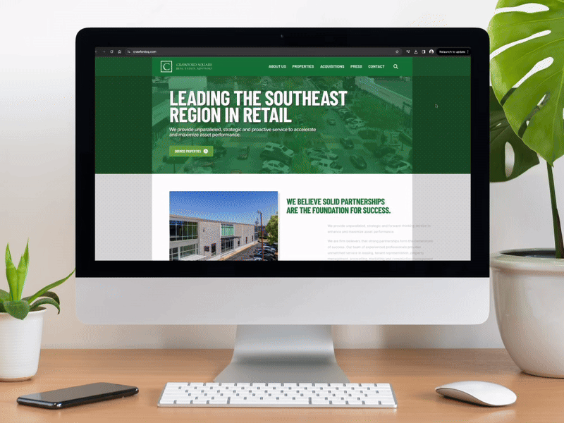 Crawford Square Website Refresh