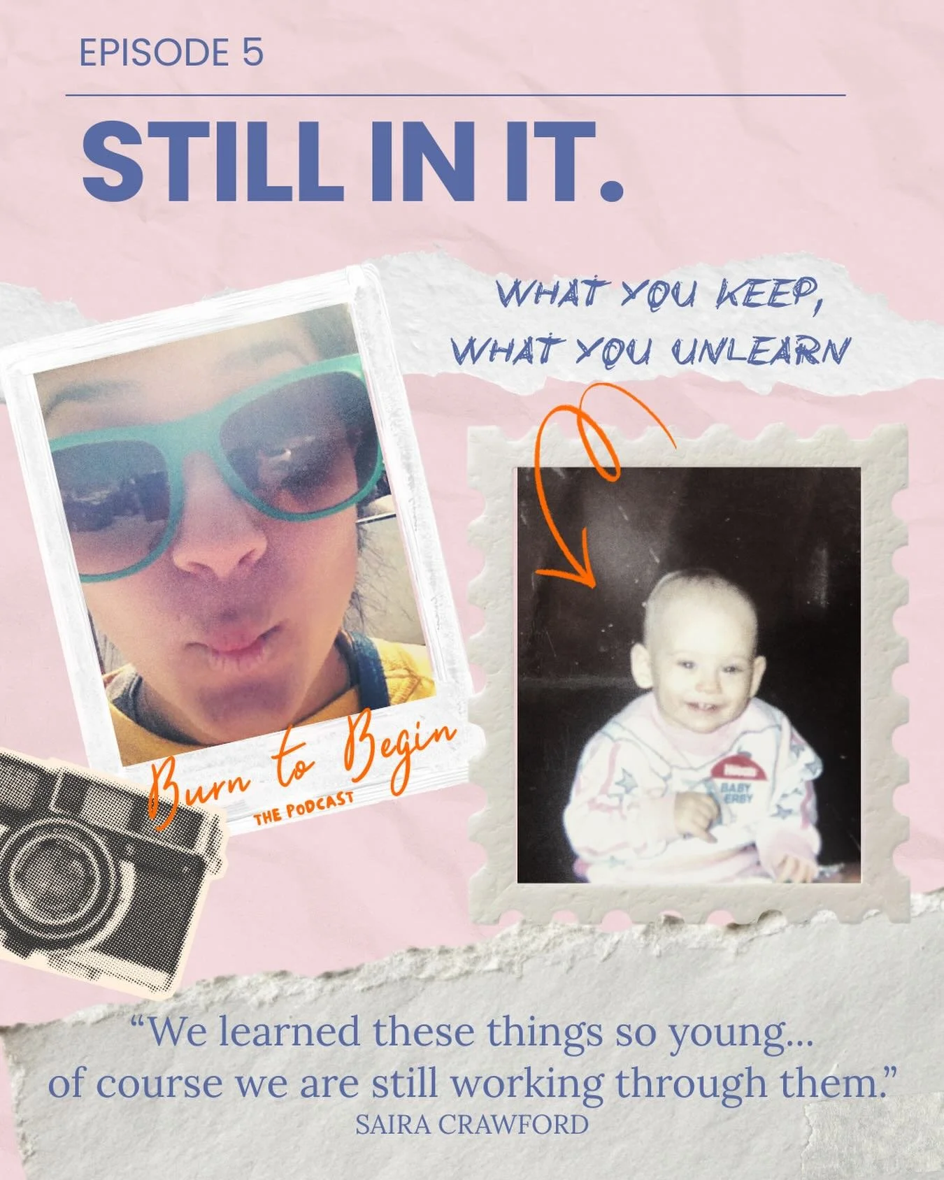 We kept coming back to this idea while recording:

So much of what we&rsquo;re working through didn&rsquo;t start now.

It started early.
In the ways we learned to cope, to perform, to get things right.
In the patterns that once made sense&mdash;and 