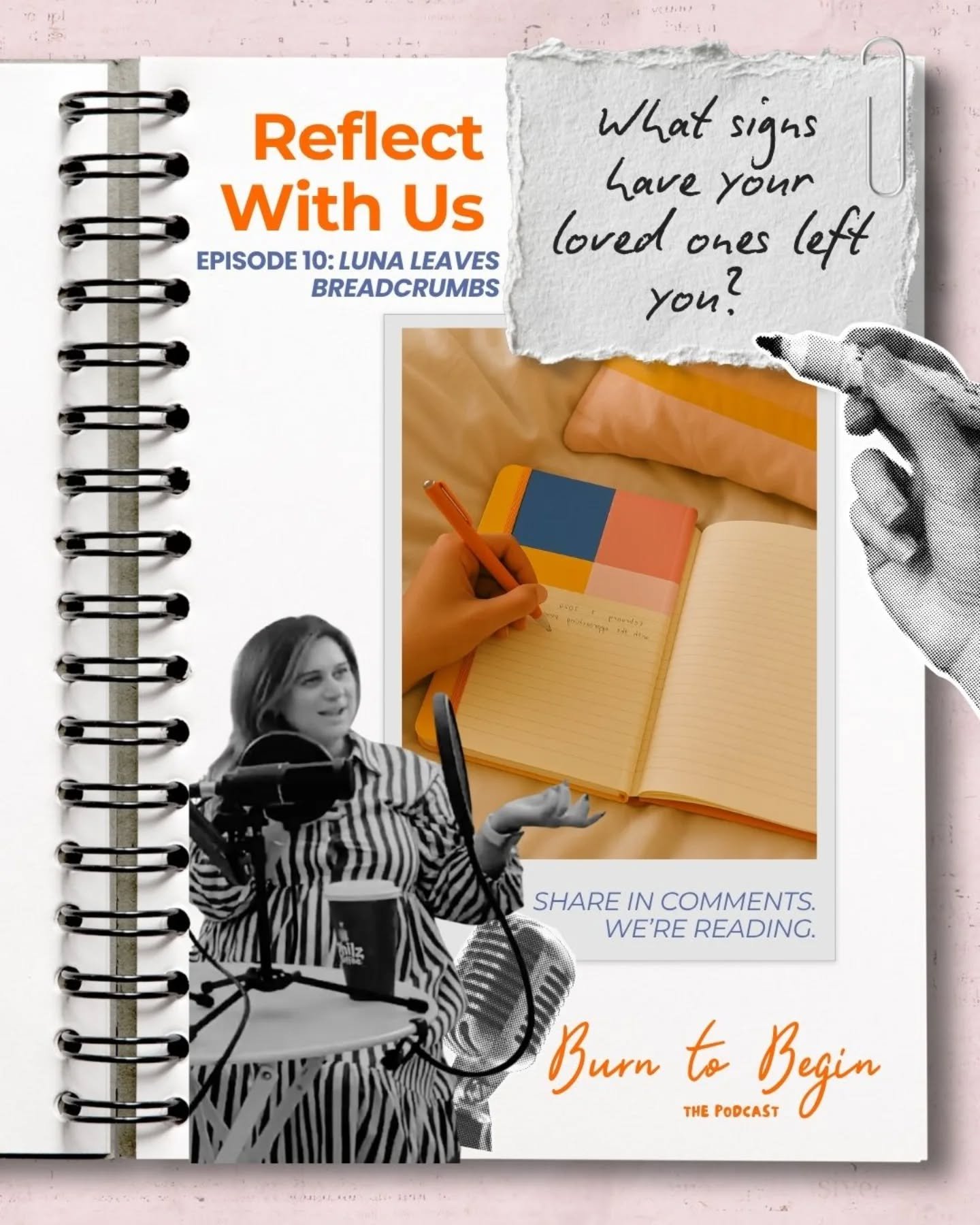 Some stories stay with us long after they&rsquo;re told. Some people do too.

In Episode 10, Saira begins sharing Luna&rsquo;s story: the signs, the love, and the moments that continue to ripple far beyond loss.

This week, we&rsquo;re reflecting on 