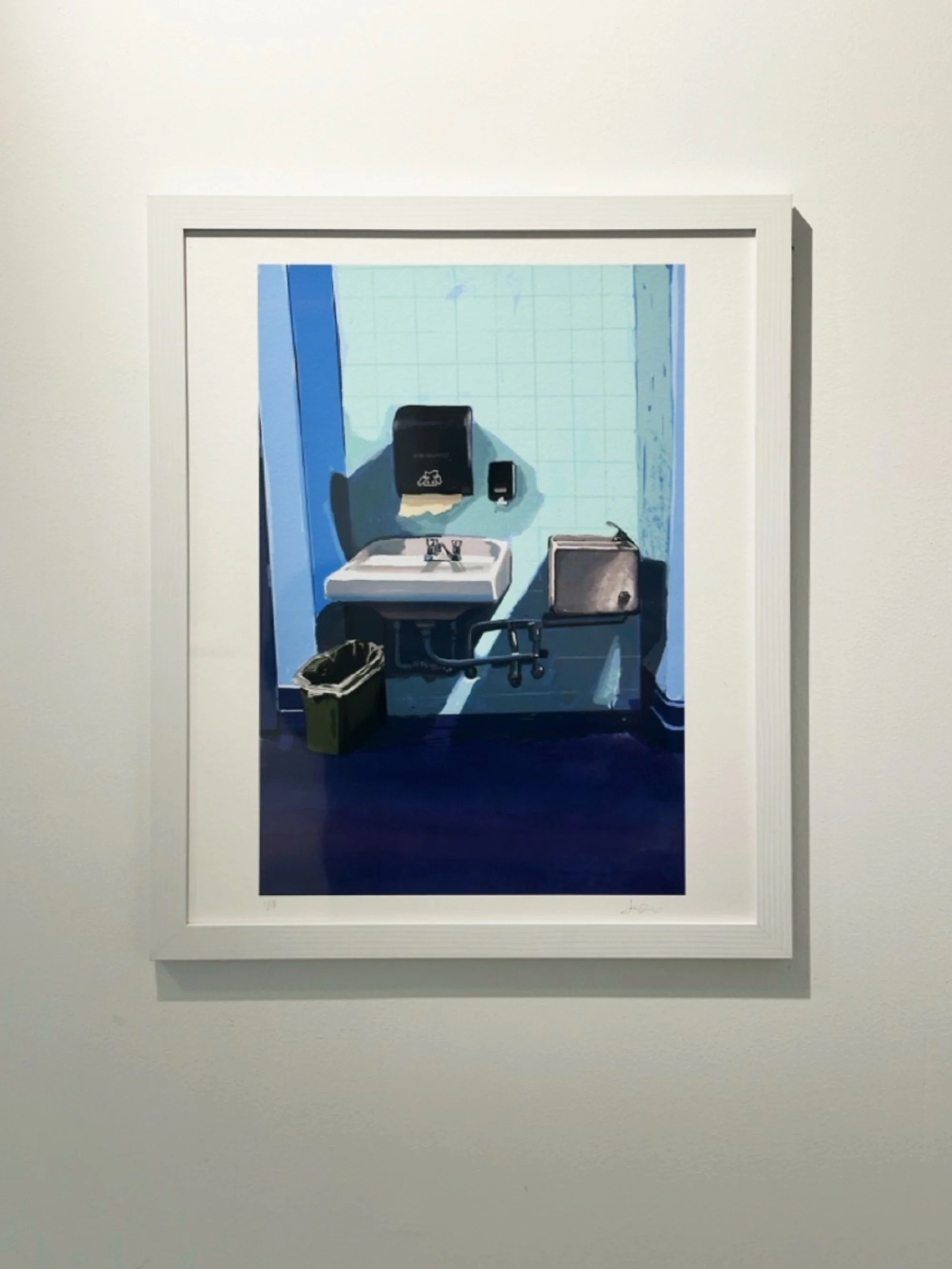 Installation View, "Wet Wall," Josh Millis: School Days, Room for Art