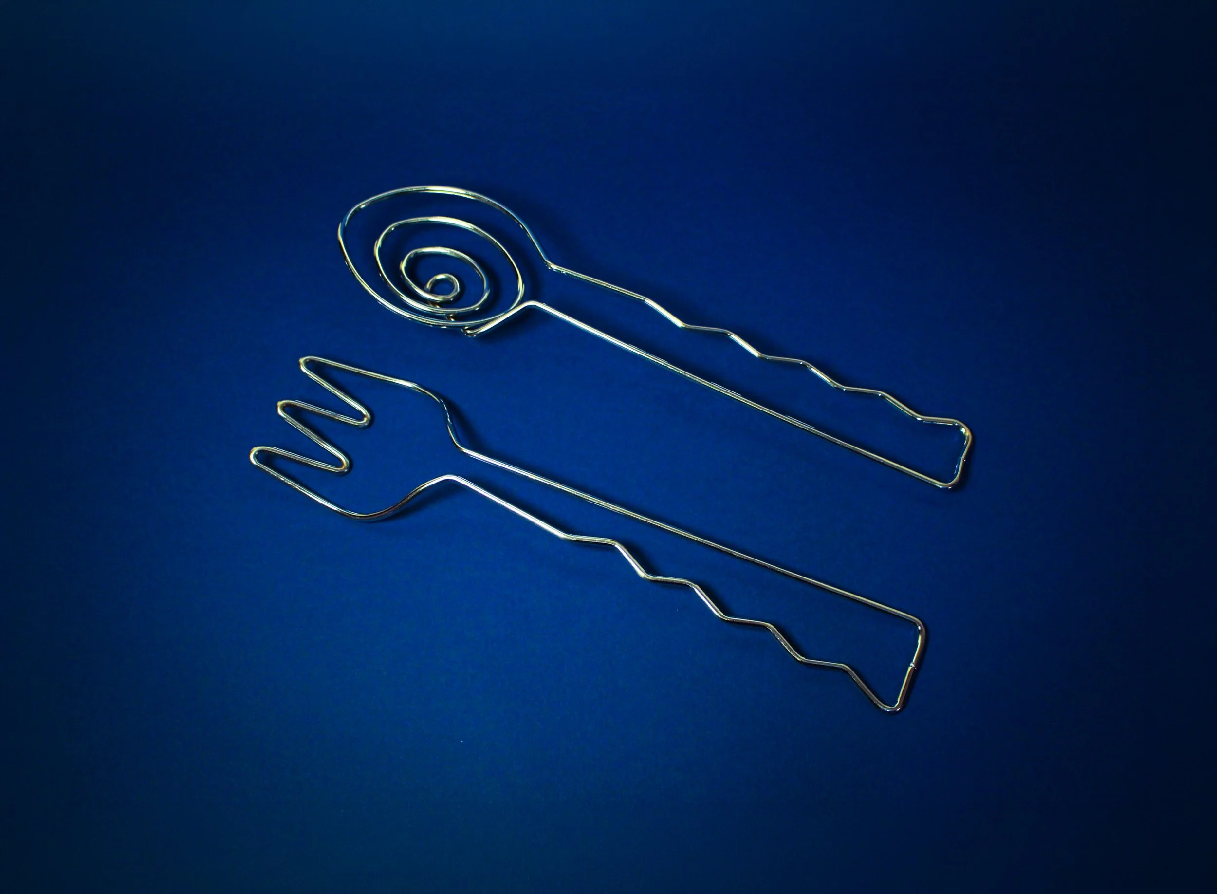 Spiral Salad Servers