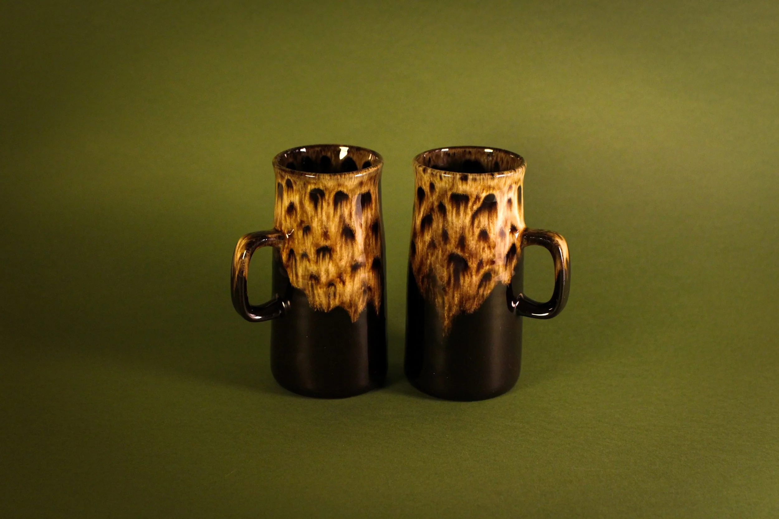 Vintage Honeycomb Mugs