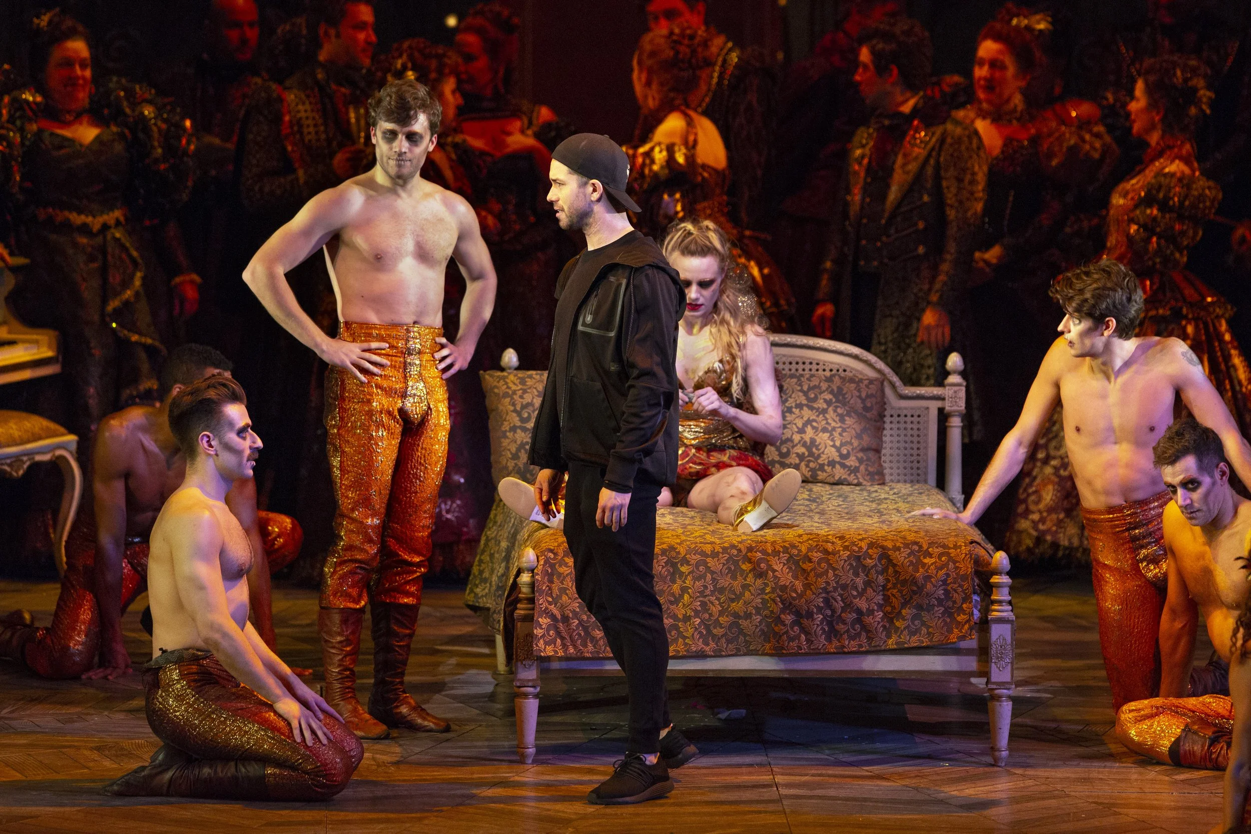 Michaeljon in rehearsals for La Traviata for The Metropolitan Opera