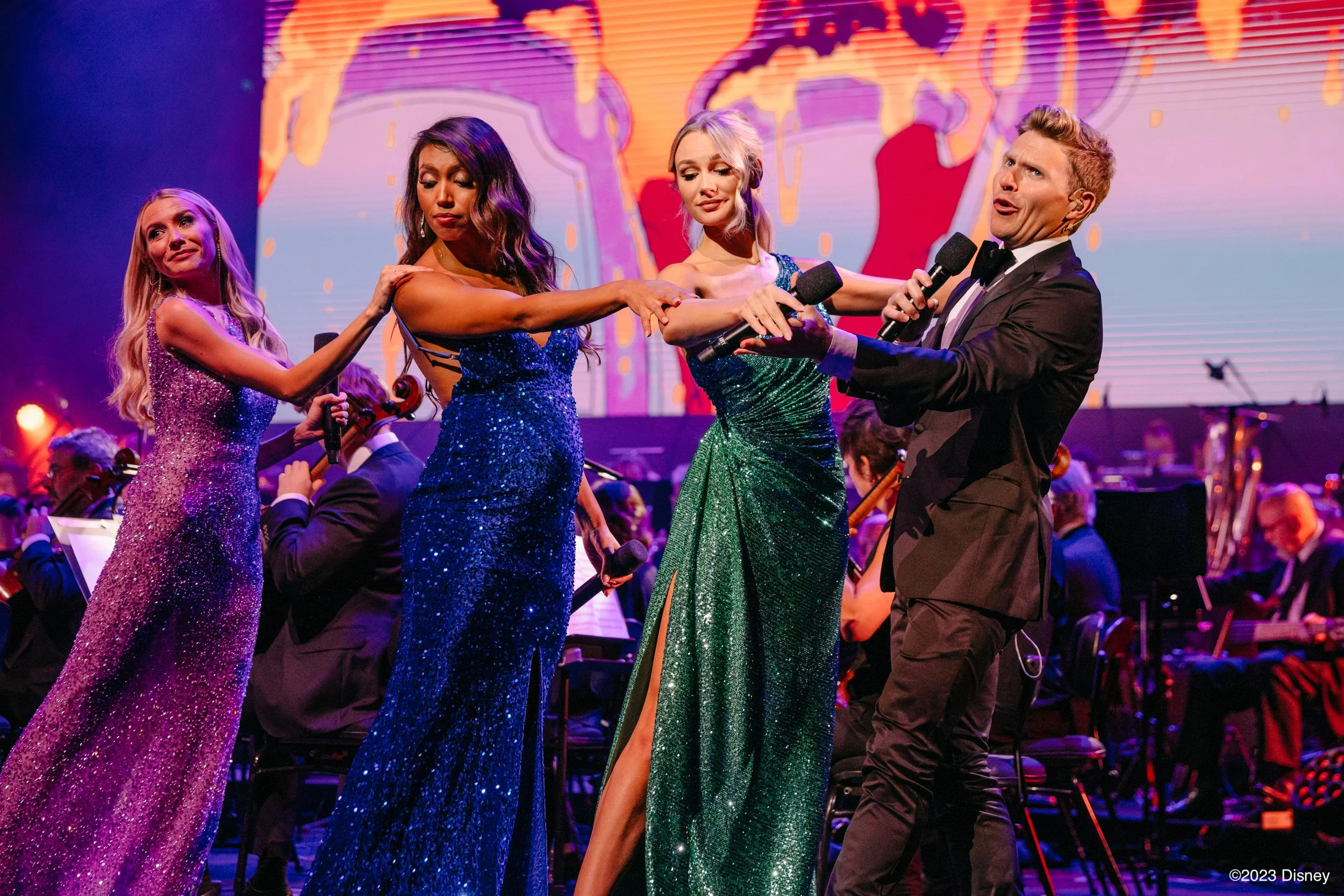 The cast of Disney in Concert