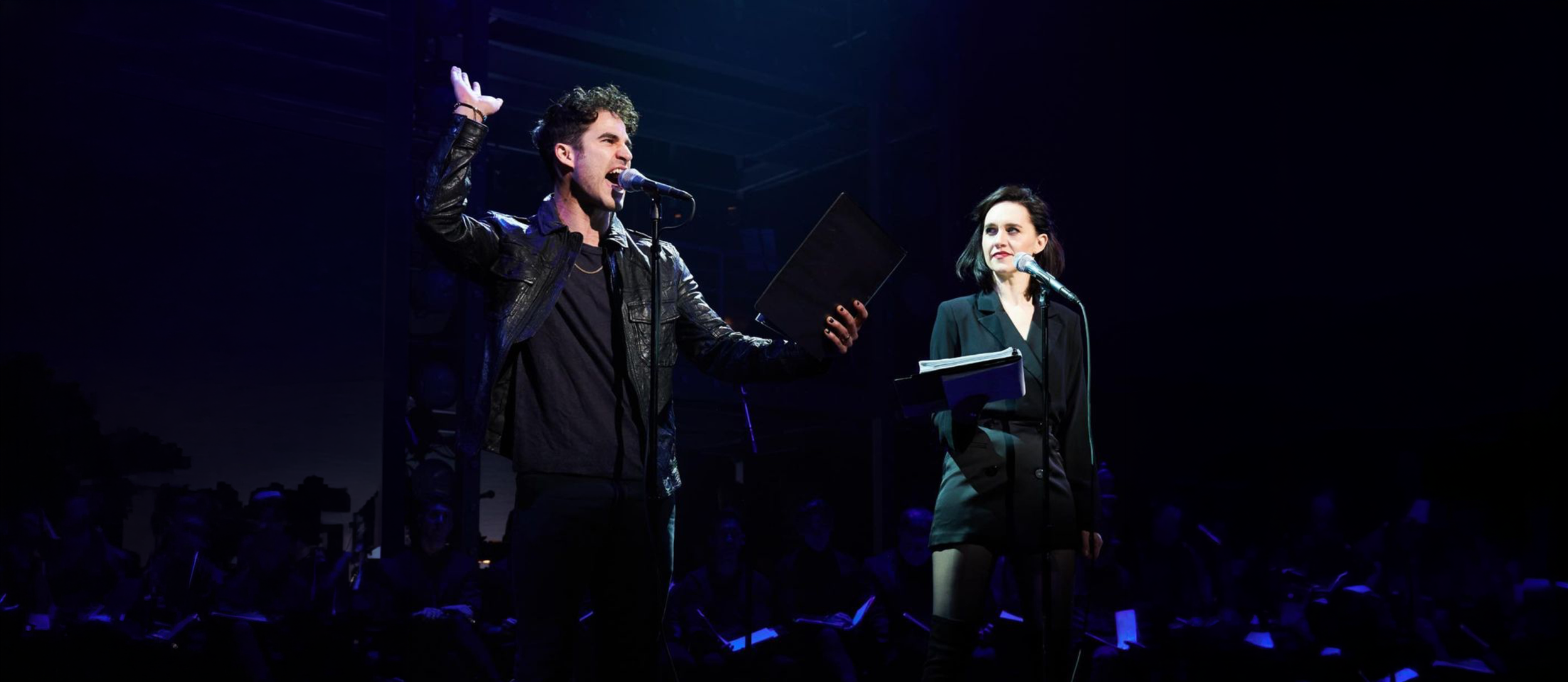 Darren Criss, Lena Hall perform in Chess.