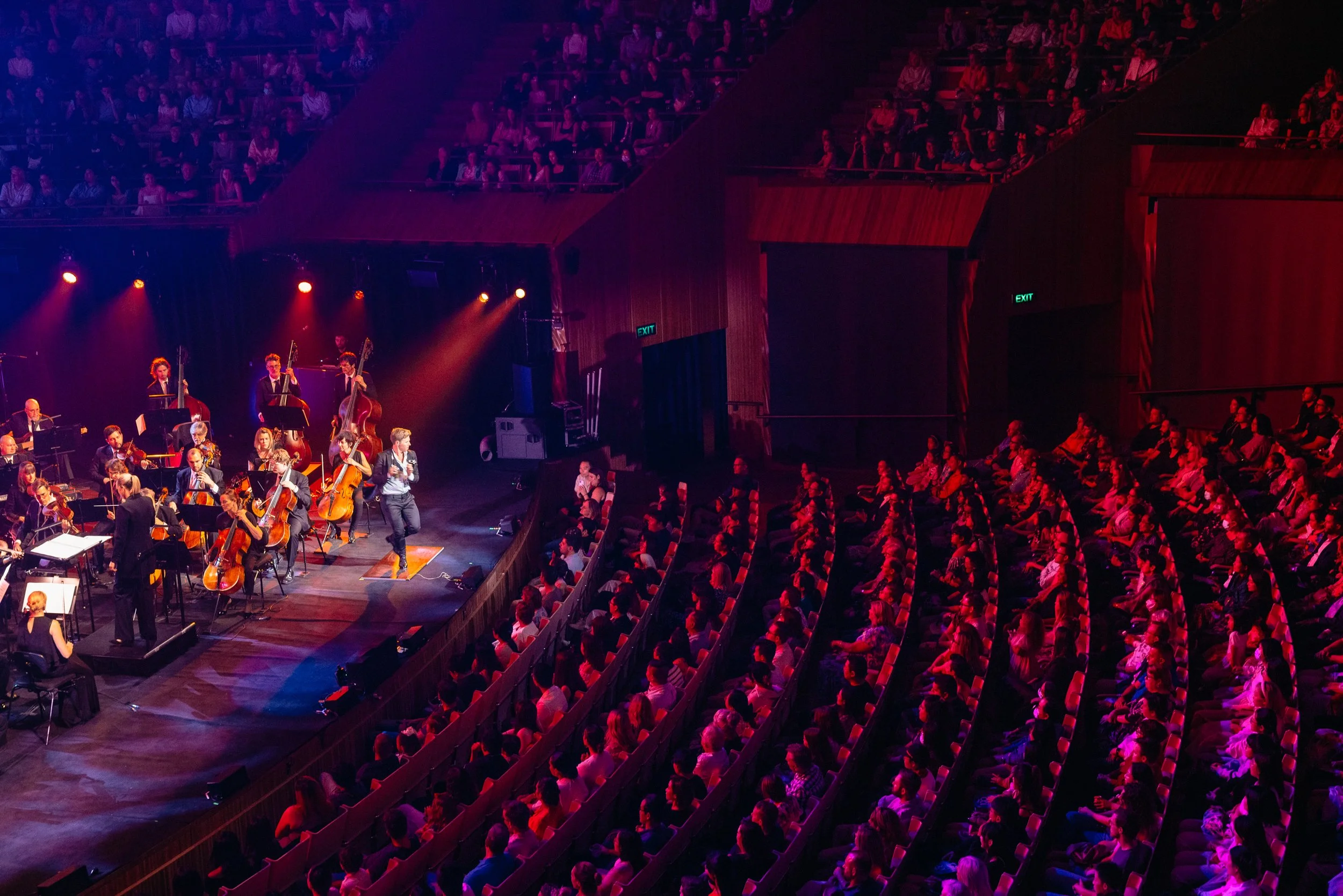 Mark Hill tap dances to Friend Like Me at the Sydney Opera House, Disney in Concert