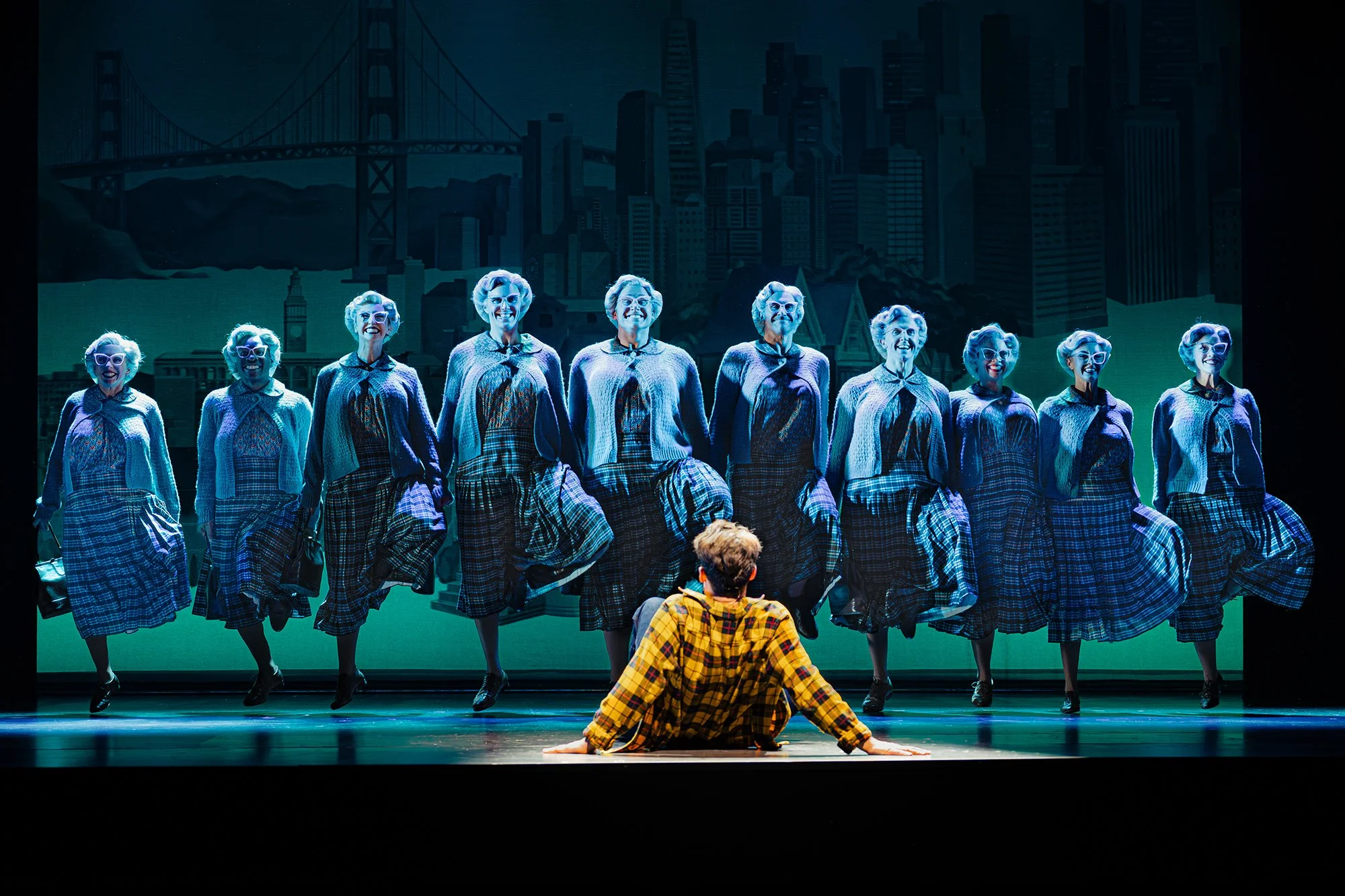 Production still from a scene in Mrs. Doubtfire, Germany