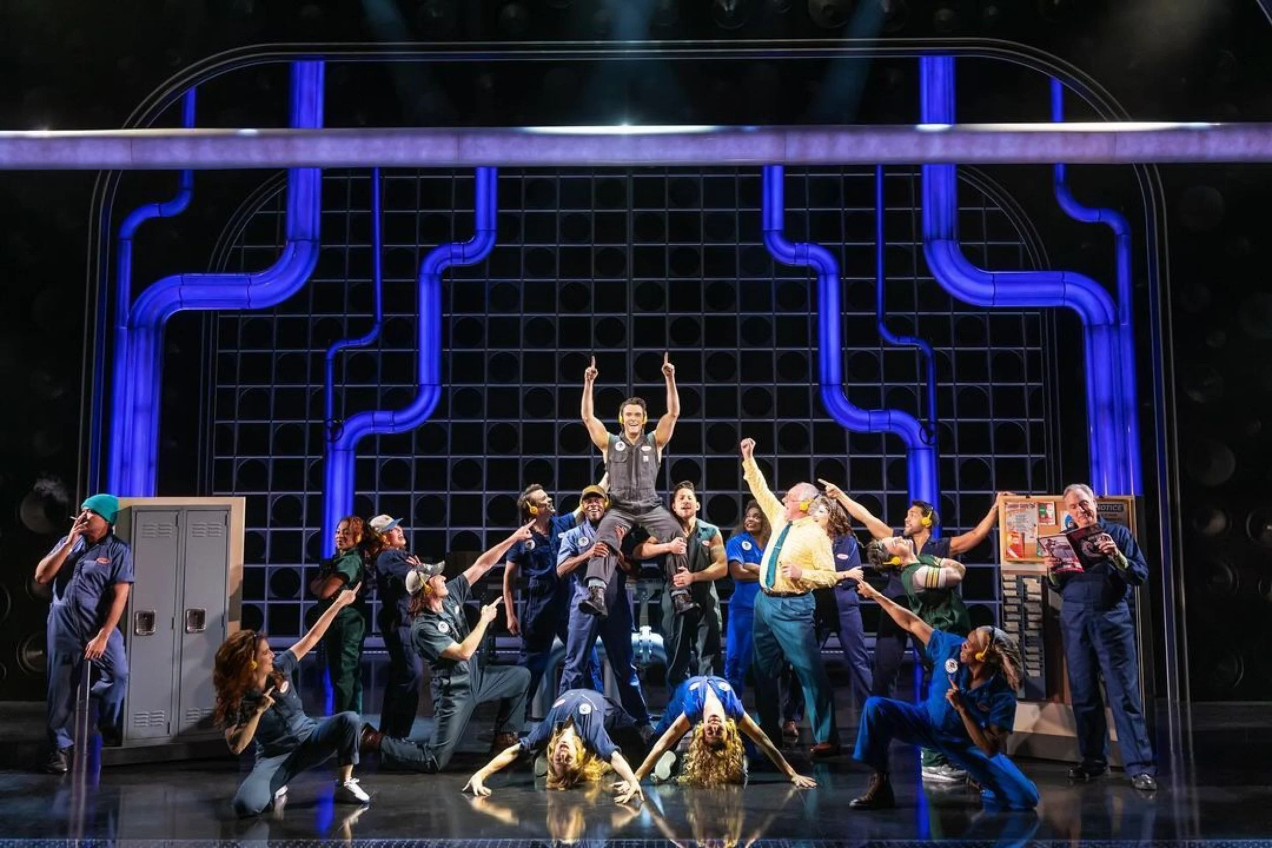 Corey Cott in the opening number from Heart of Rock and Roll on Broadway