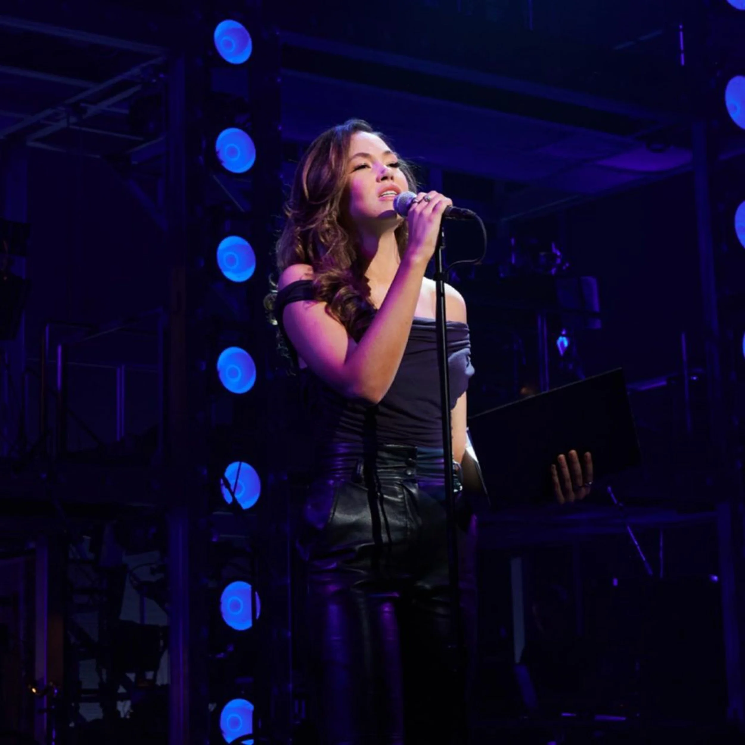 Solea Pfeiffer sings in Chess, a benefit concert for the Entertainment Community Fund.