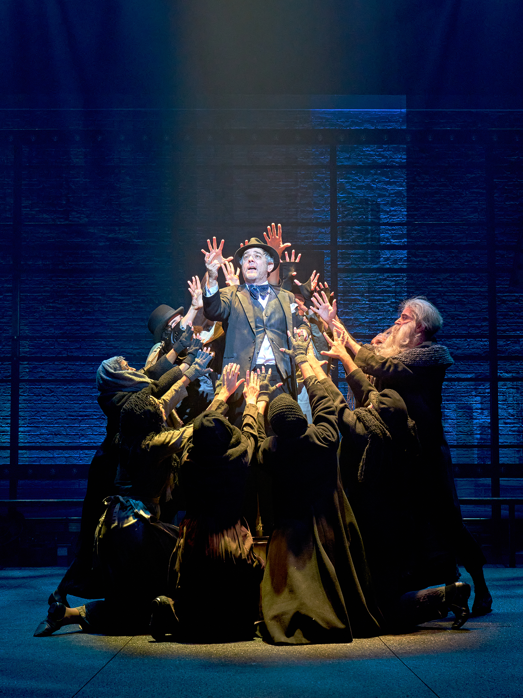 Ensemble from The Producers performing the song "King of Old Broadway"