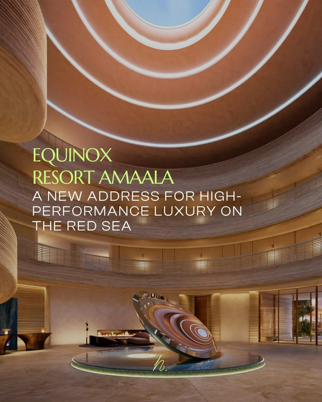 Equinox Resort AMAALA has just opened at the heart of Triple Bay, on the Red Sea coast ✨

Exclusively adults-only, the resort brings movement, nutrition, recovery, sleep and cultural experiences into one stay.

The rooms feature circadian lighting, t