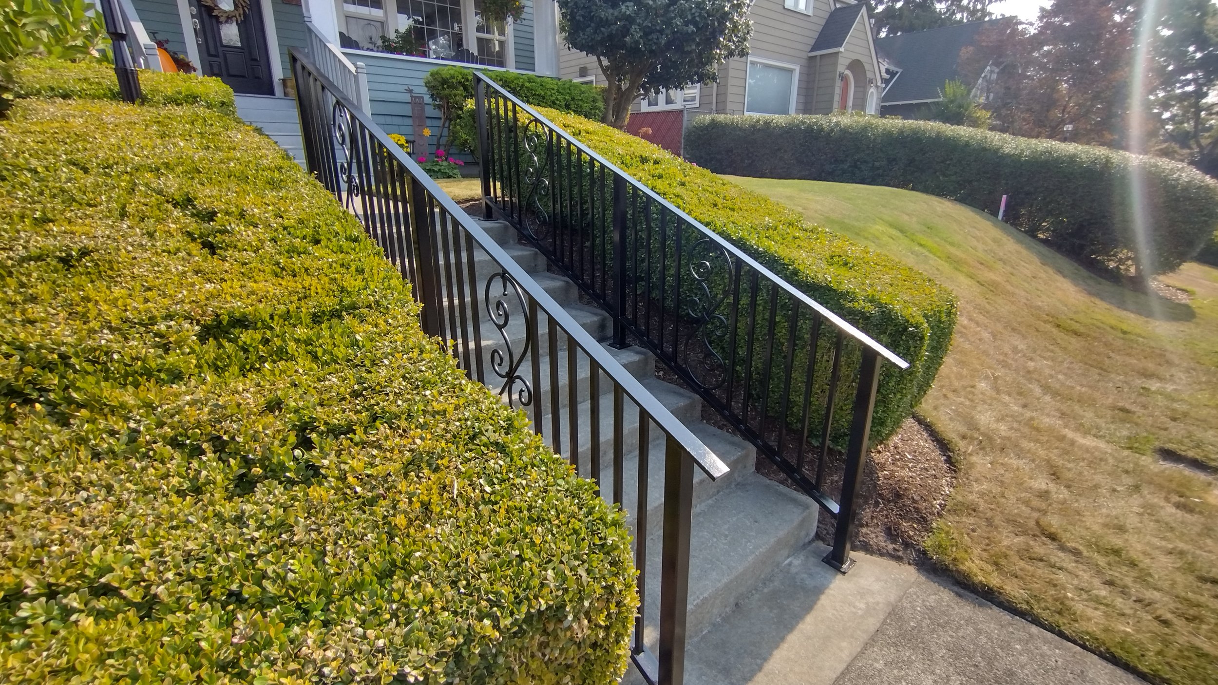 Ornamental Handrail in Historic North Everett