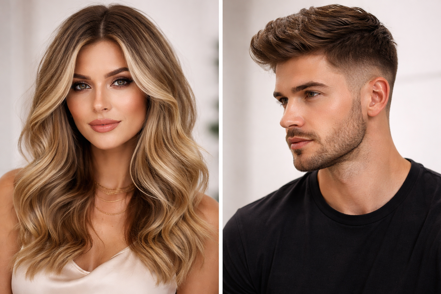 Female  & Male Haircut
