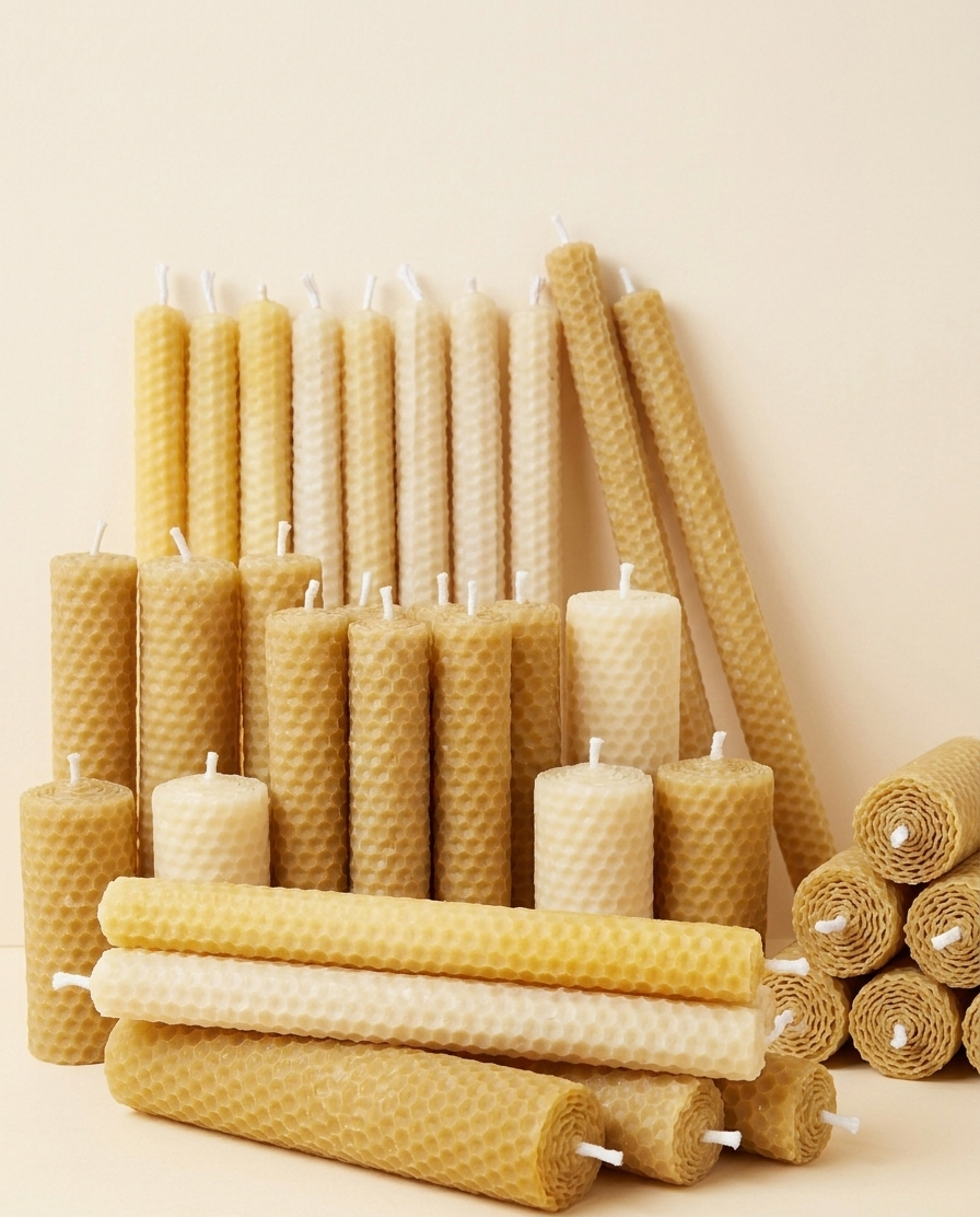 vela artesanal de cera de abelha