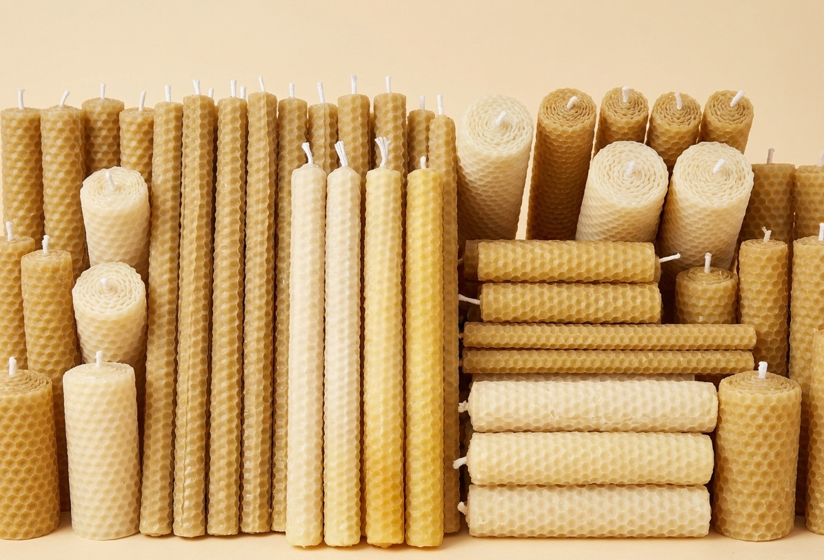 vela artesanal de cera de abelha