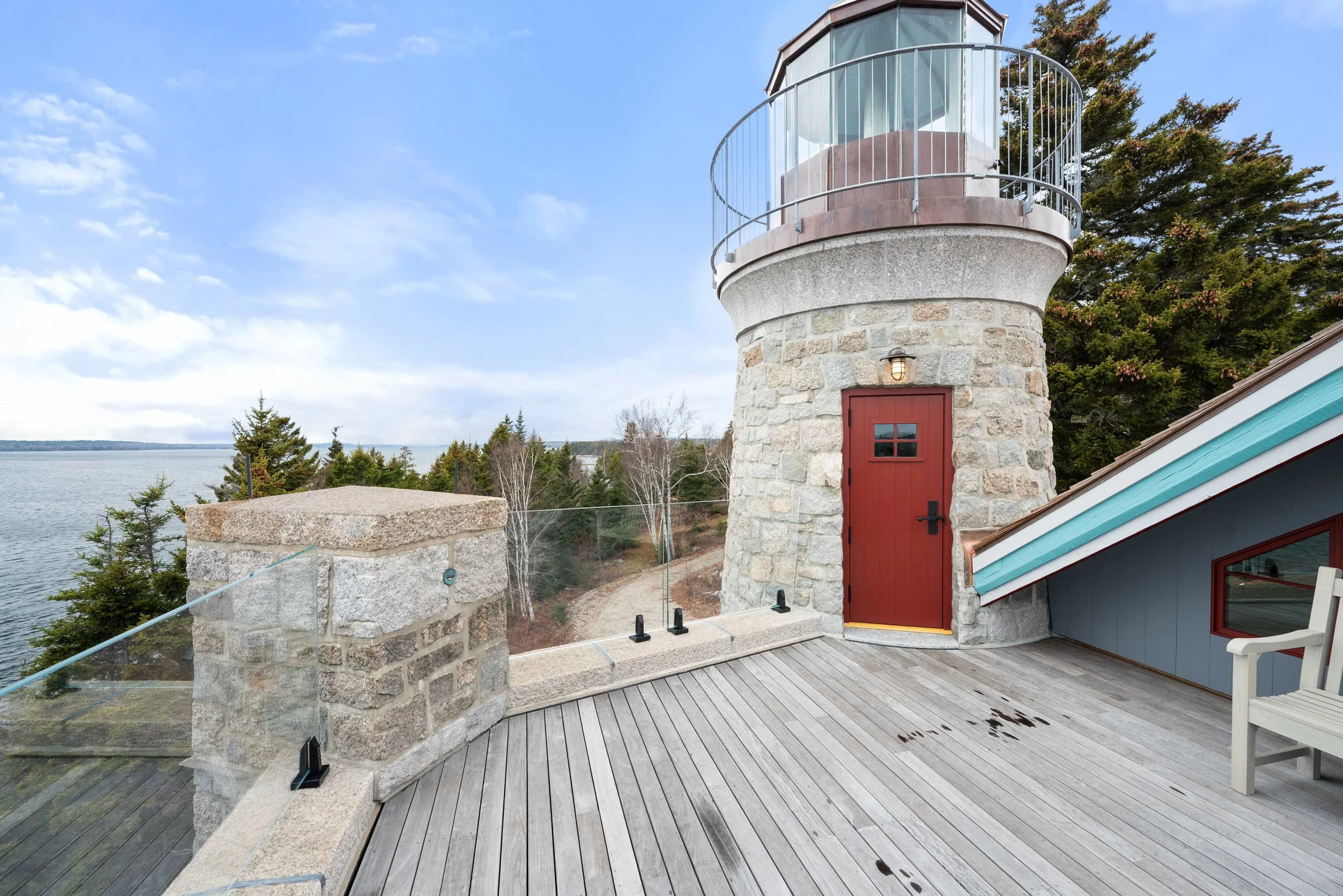The deck at High Head Tower