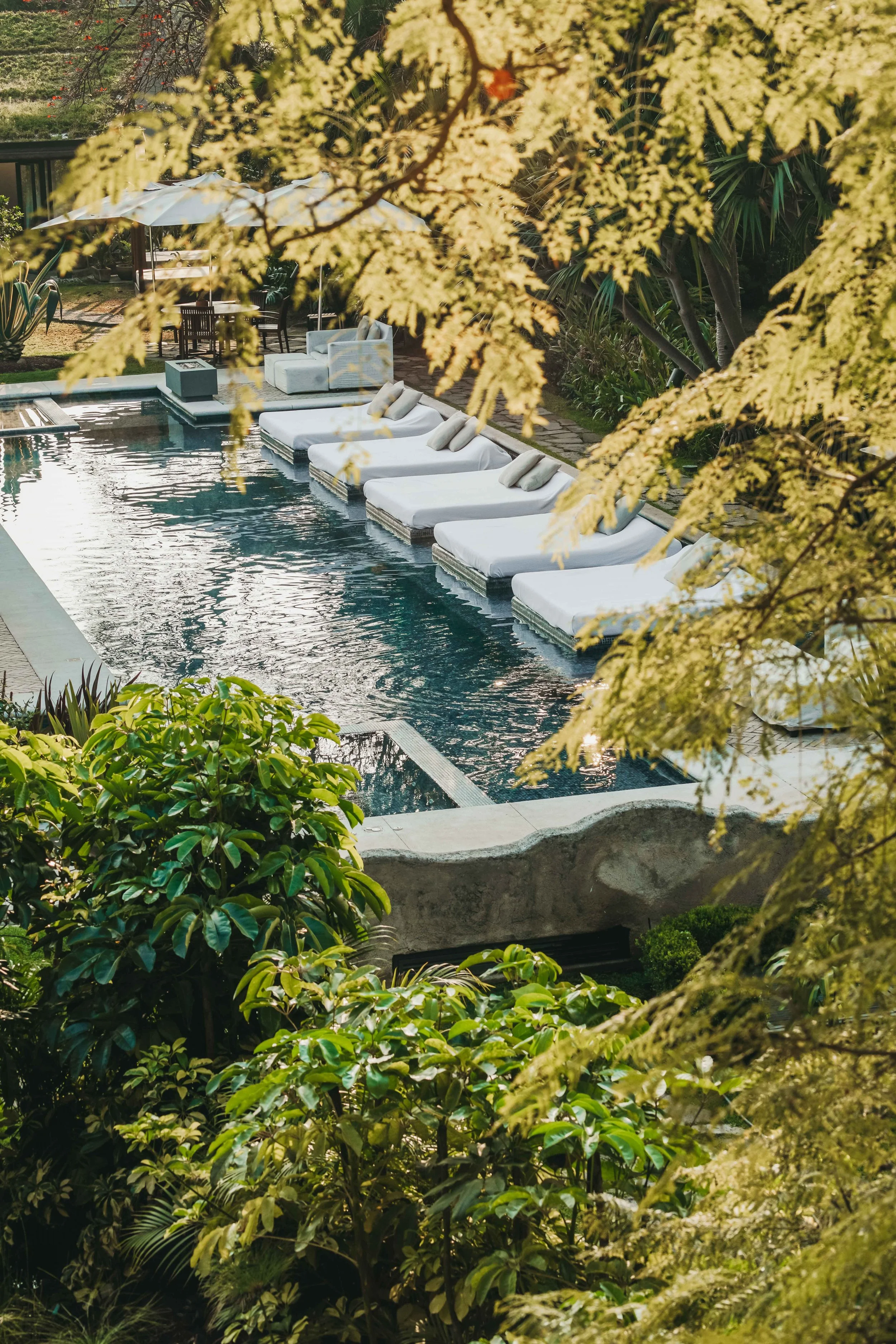 outdoor photos boutique style nature pool