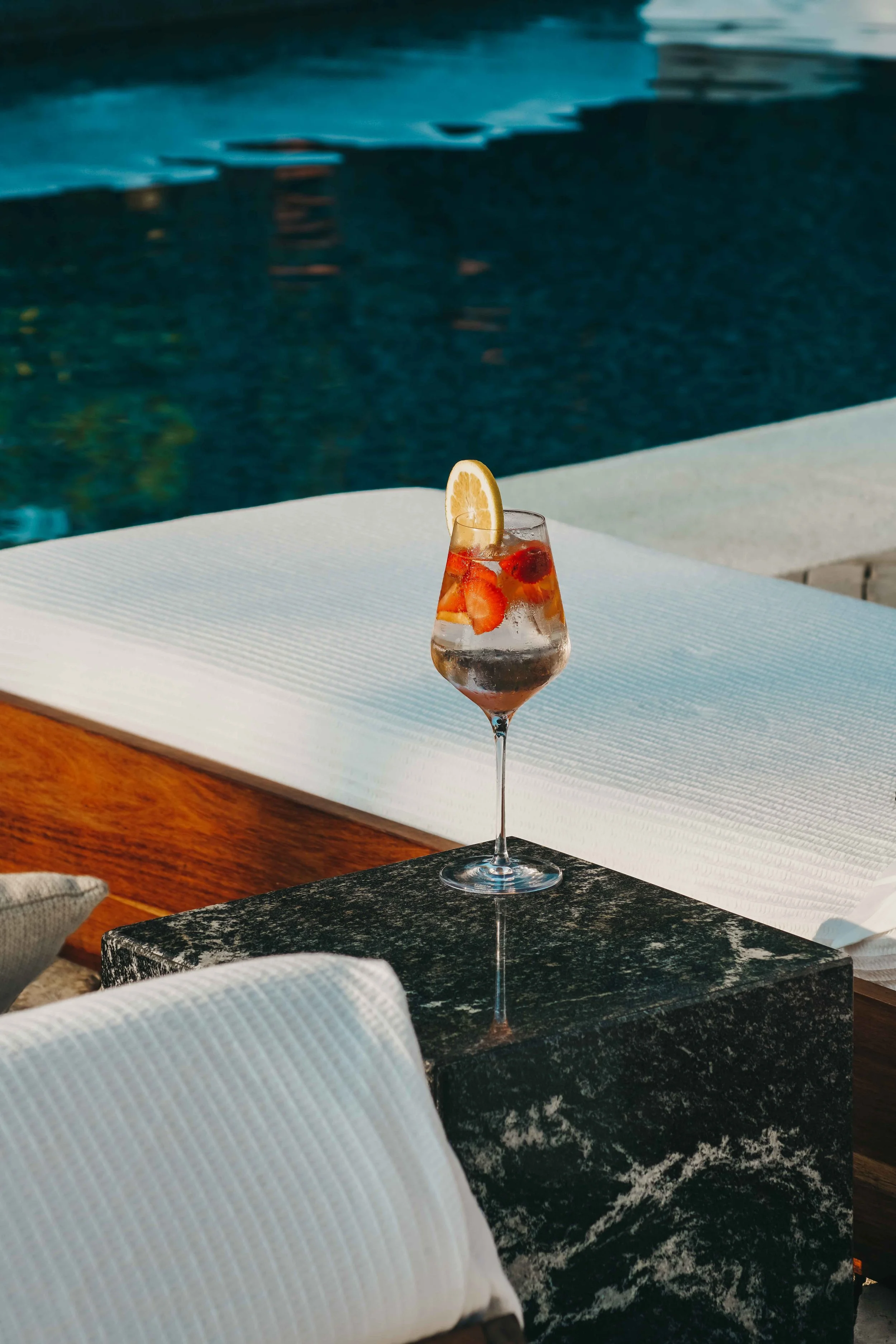 Luxury offerings in hospitality portfolio poolside restaurant photos